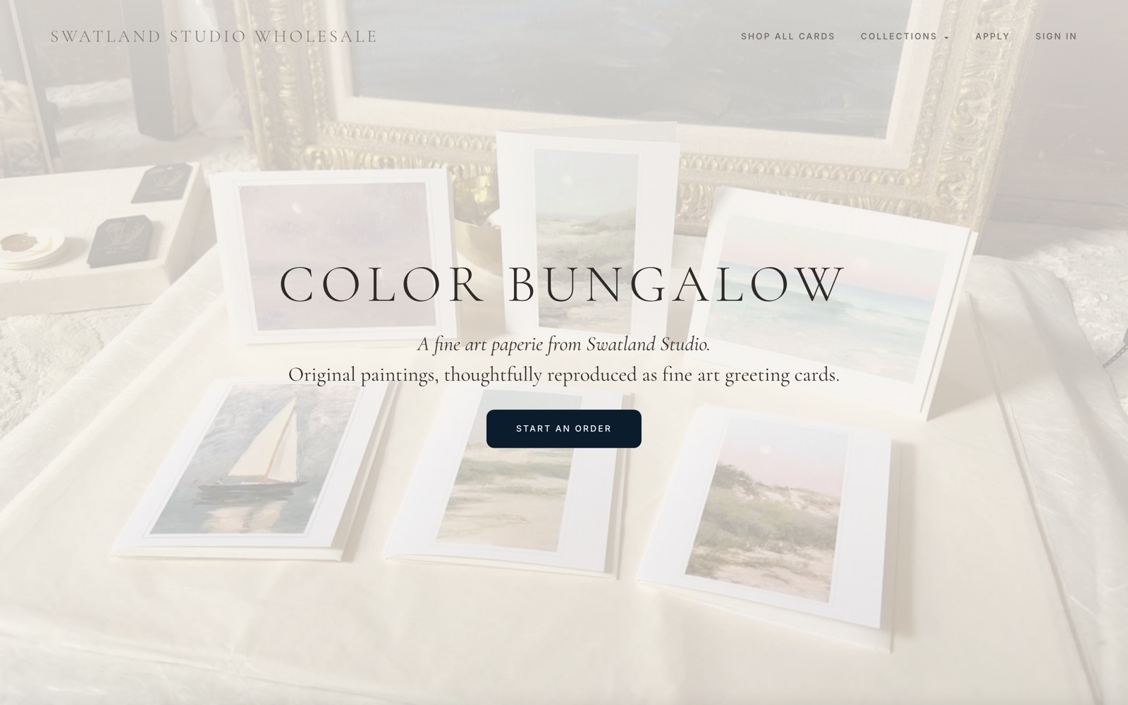 Swatland Studio wholesale site